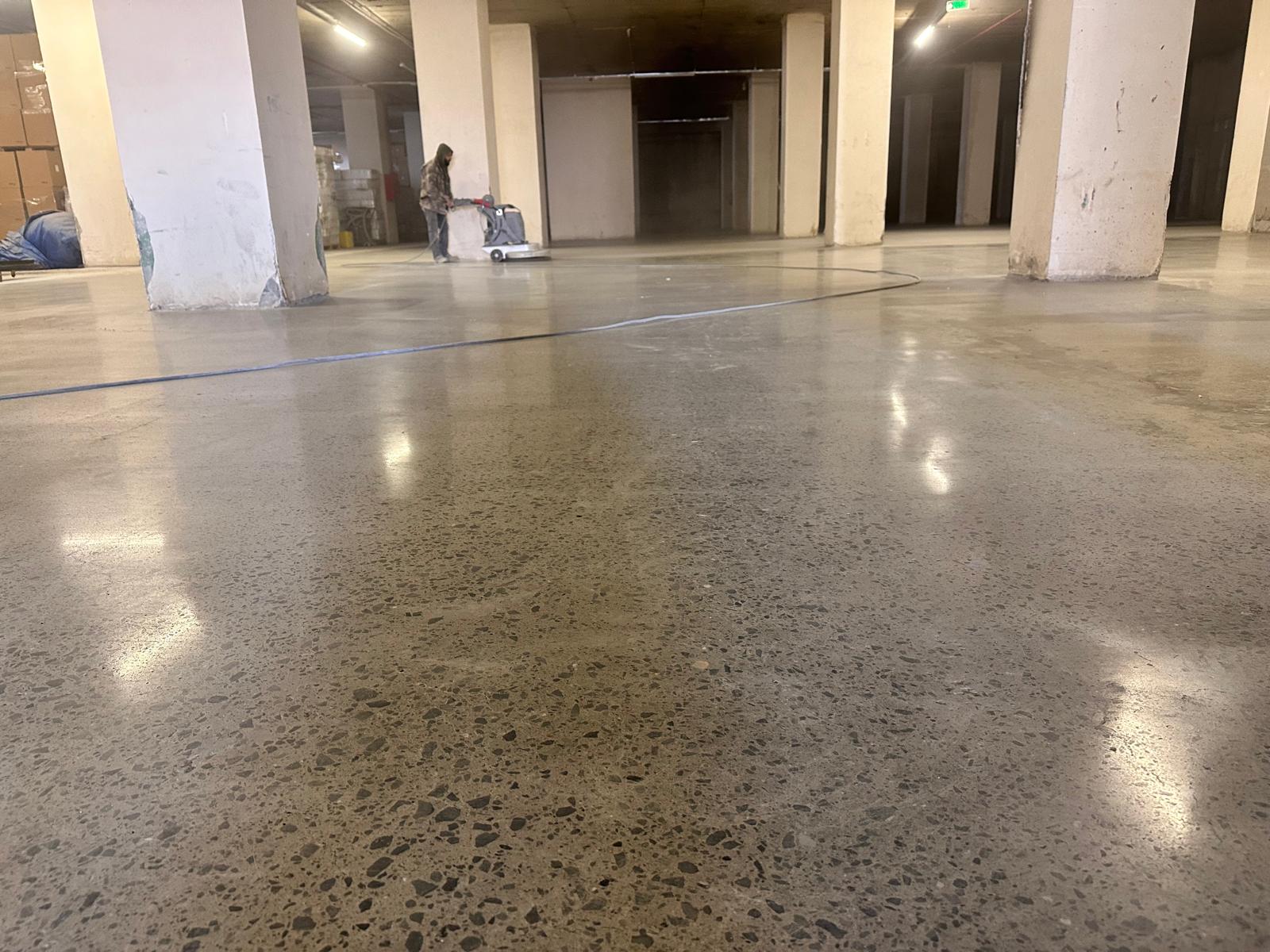 Kimyasala Dayanıklı Fabrika Zeminleri Beton Parlatma Uygulam